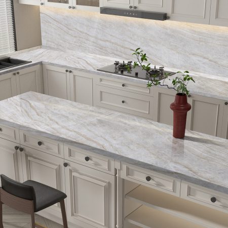 Kitchen - Kiva Quartz Taj Mahal Matte
